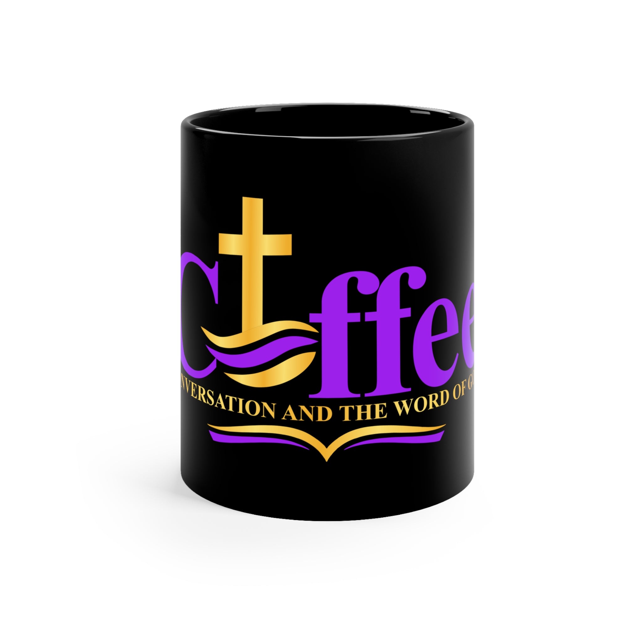 Black Coffee Mug, 11oz