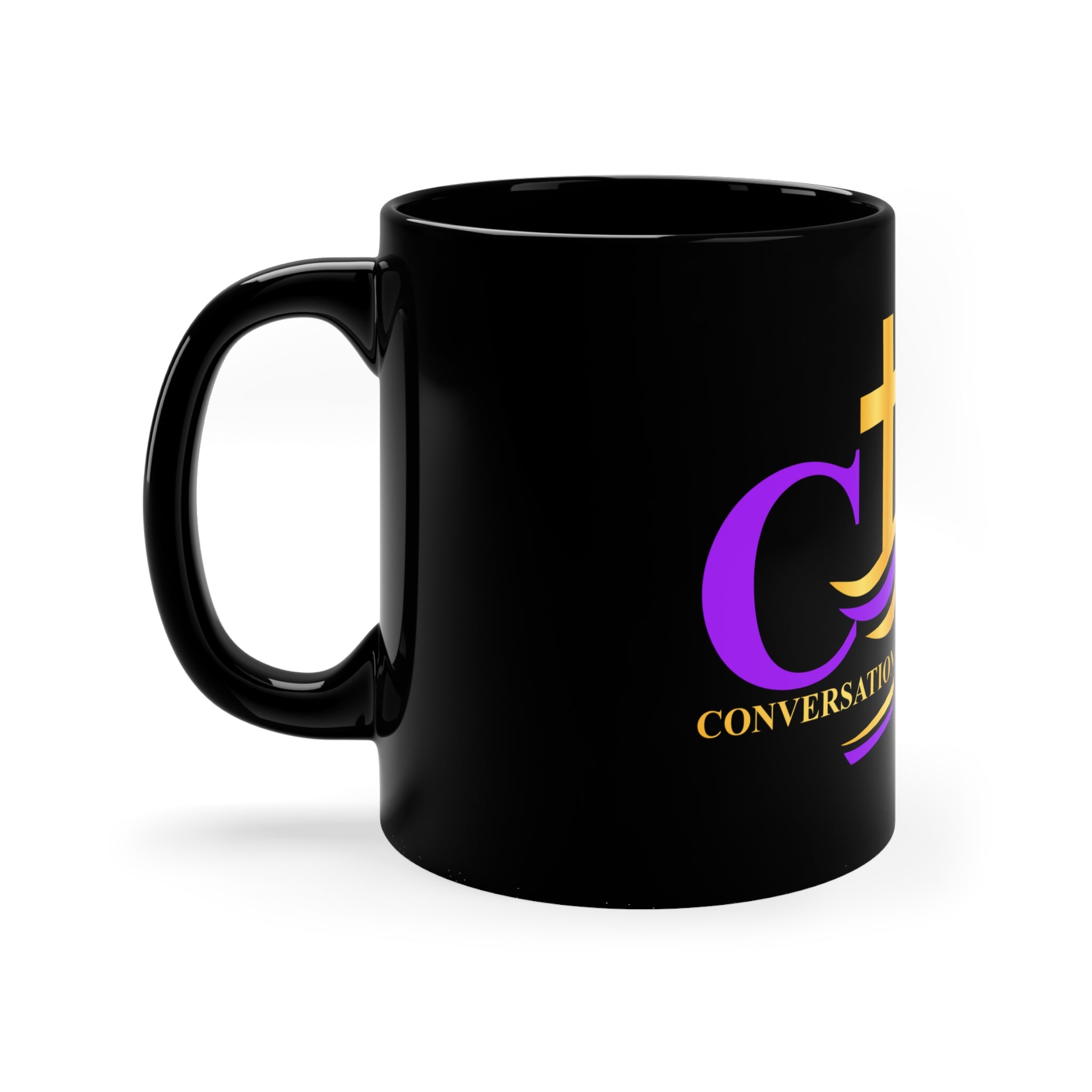 Black Coffee Mug, 11oz