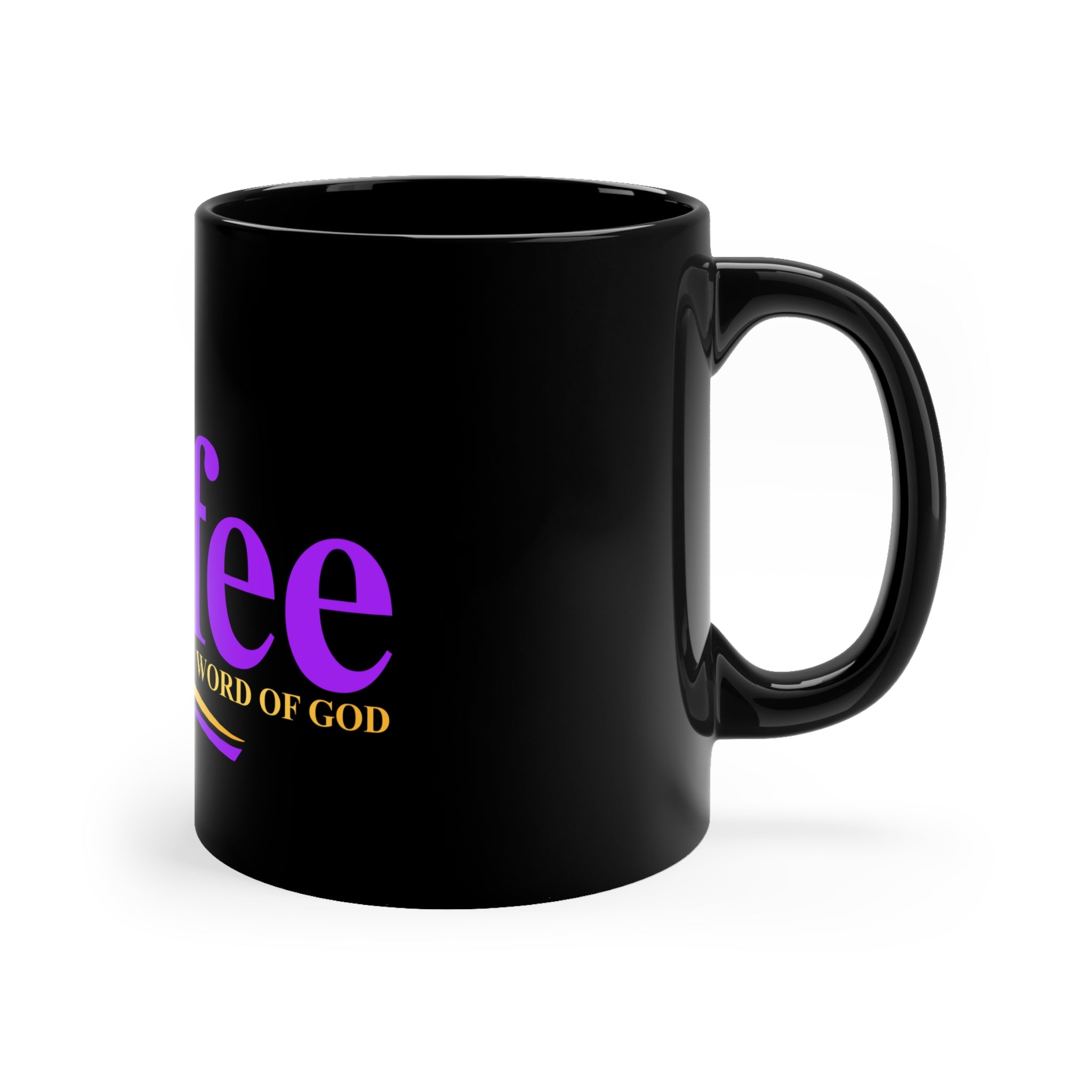 Black Coffee Mug, 11oz